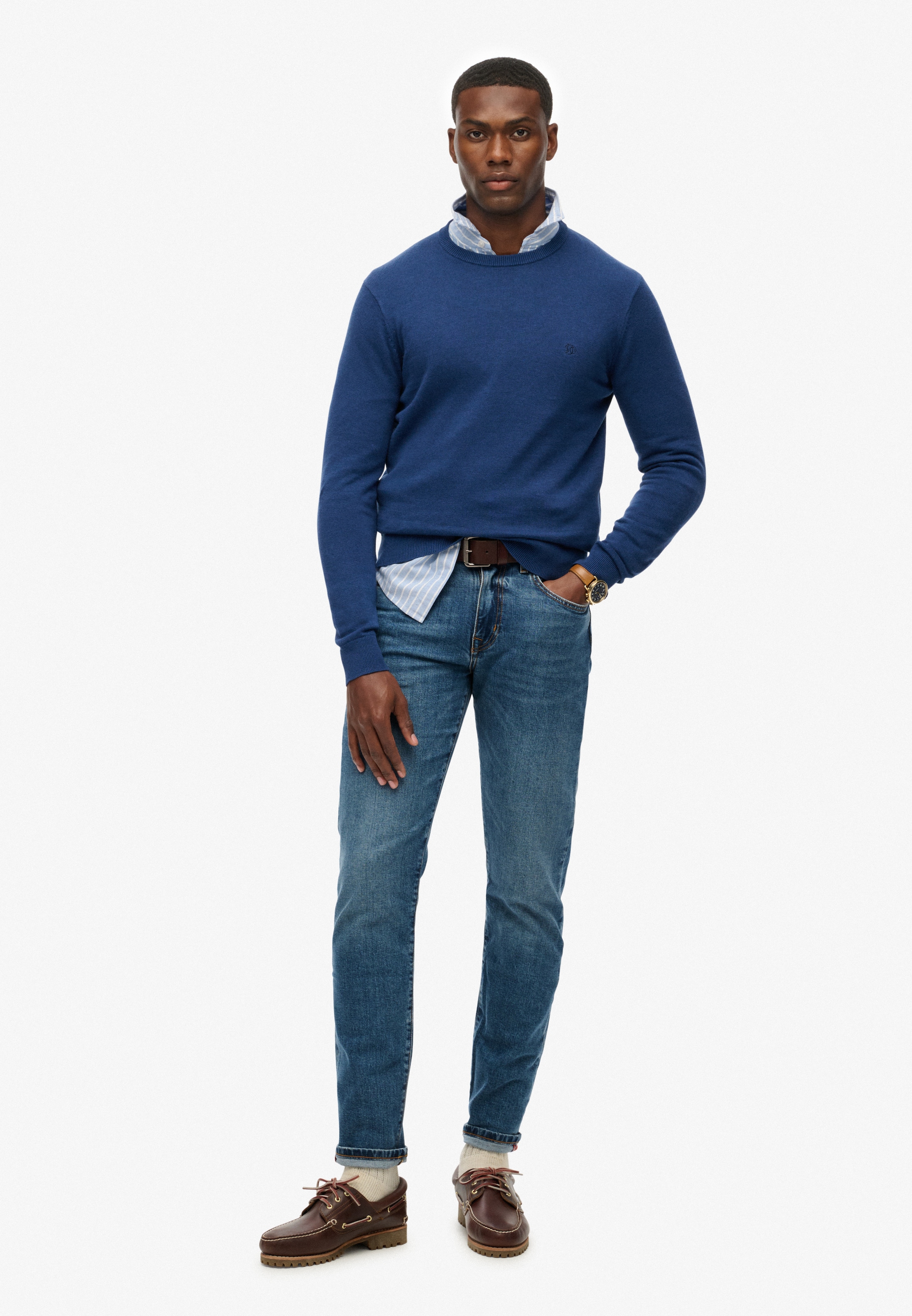 Superdry Strickpullover »ESSENTIALS COTTON JUMPER«