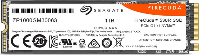 Seagate FireCuda 530R intern SSD (1TB)