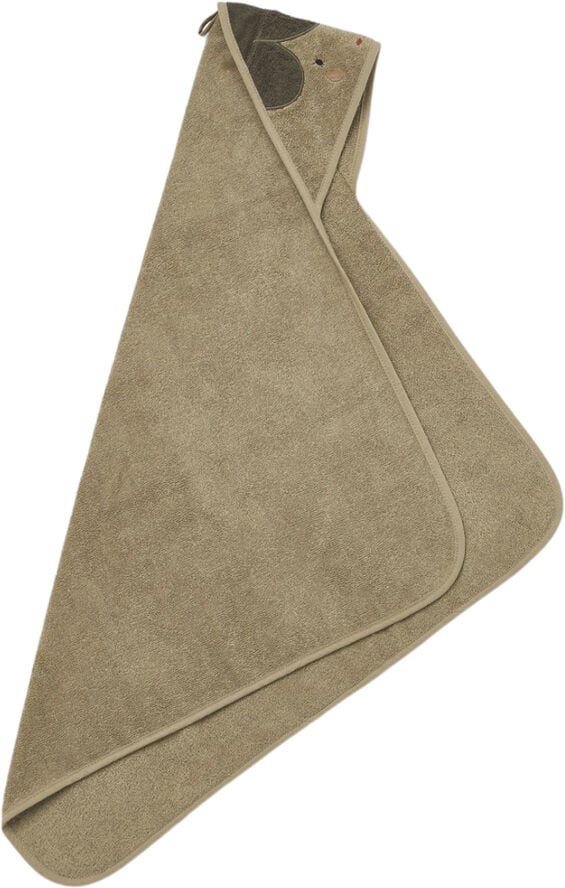 Liewood Albert hooded towel Doll/oat