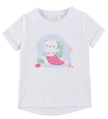 Name It T-shirt - NmfVix - 2 pak - Parfait Pink/Bright White