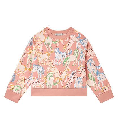 Stella McCartney Kids Sweatshirt - Rosa m. Pferde
