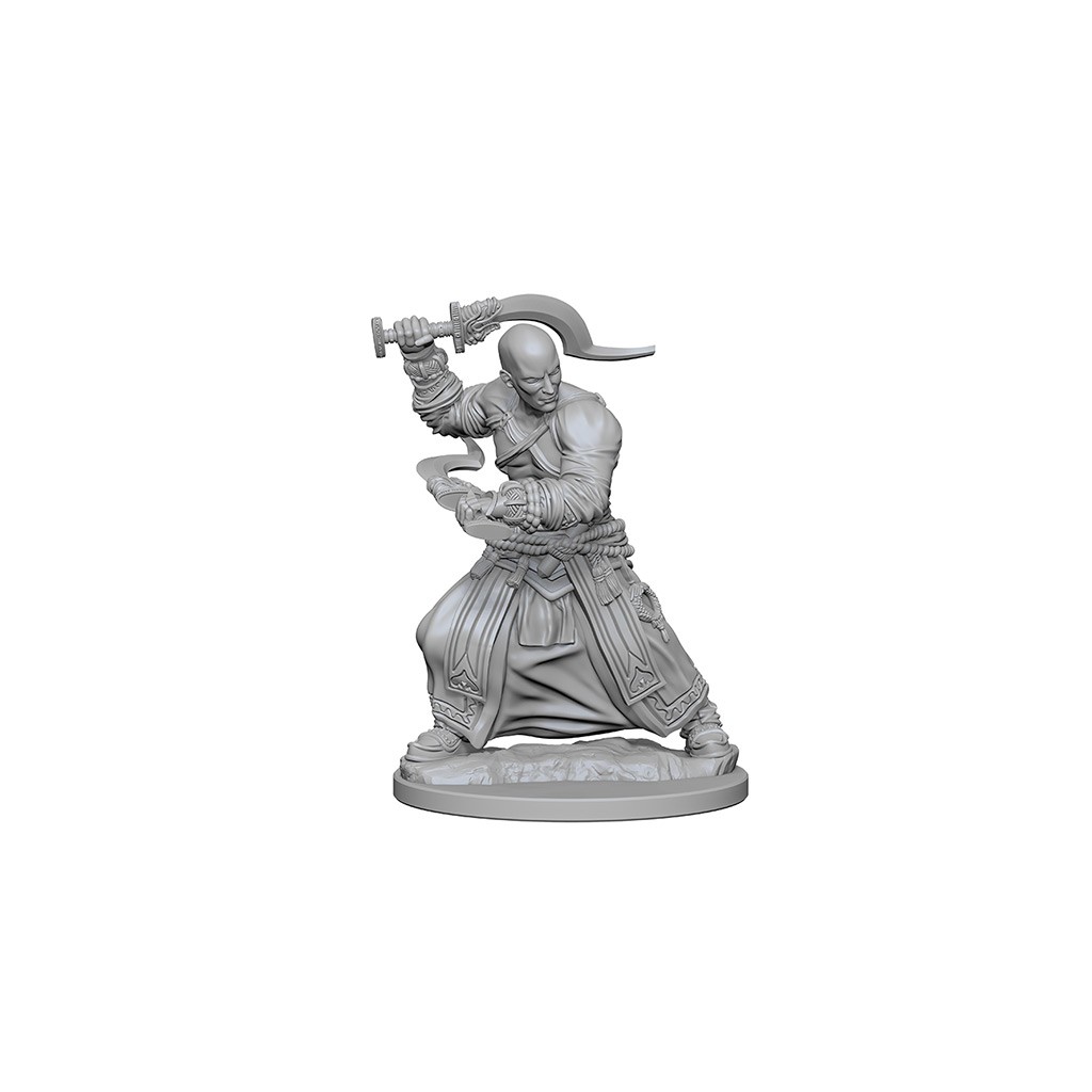 Pathfinder Deepcuts Unpainted Miniatures: Human Male Monk