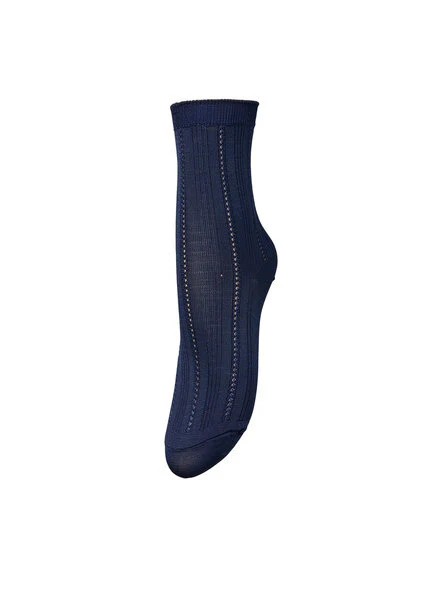 Becksöndergaard  Solid Drake strømper - Dress Blue