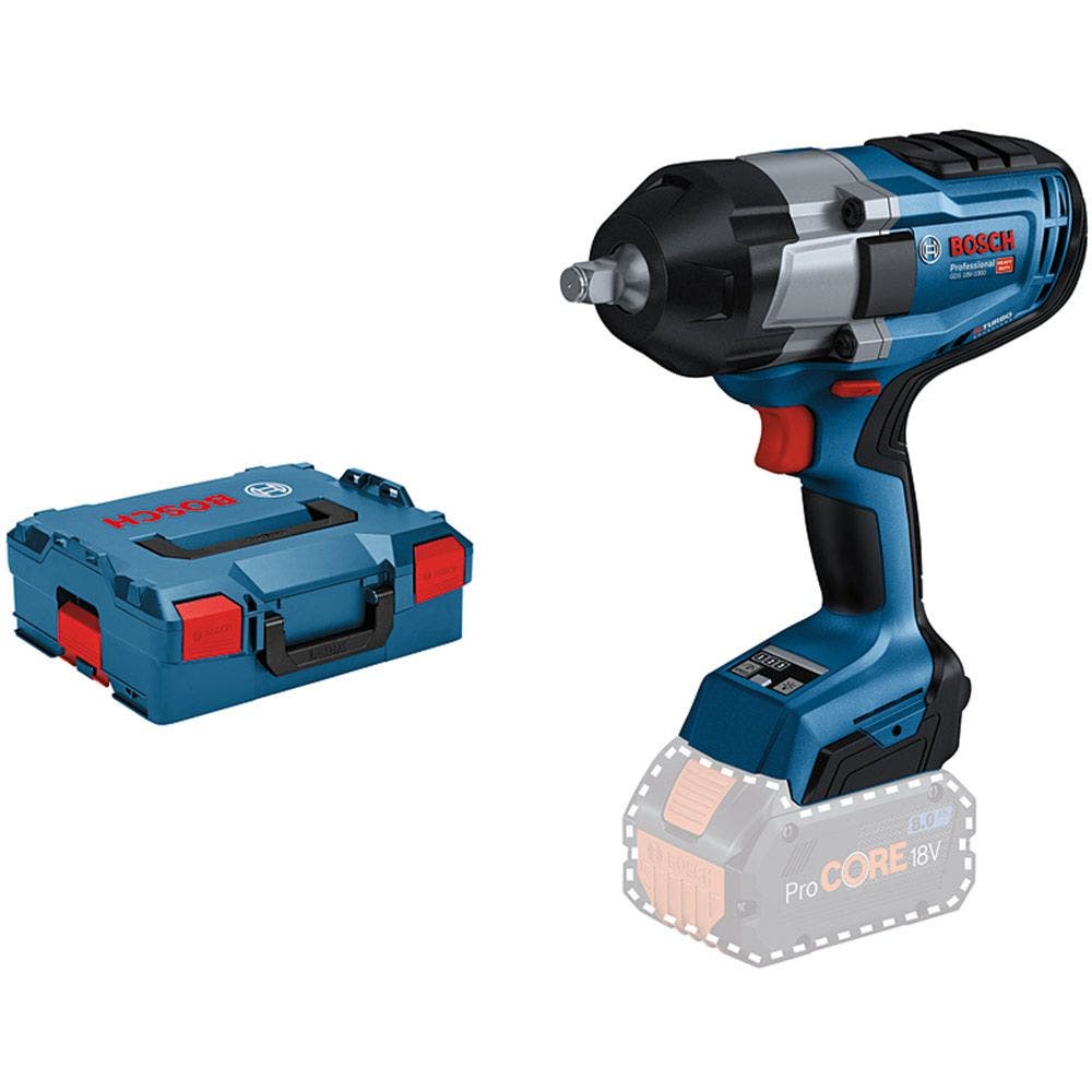 BOSCH 18V Brushless 2 x 8.0Ah 1/2" Impact Wrench Kit 0615990M65