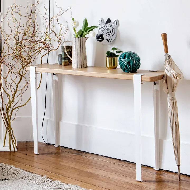 TipToe - Tisch- und Schreibtischbein H 75 cm, sonnenblumengelb