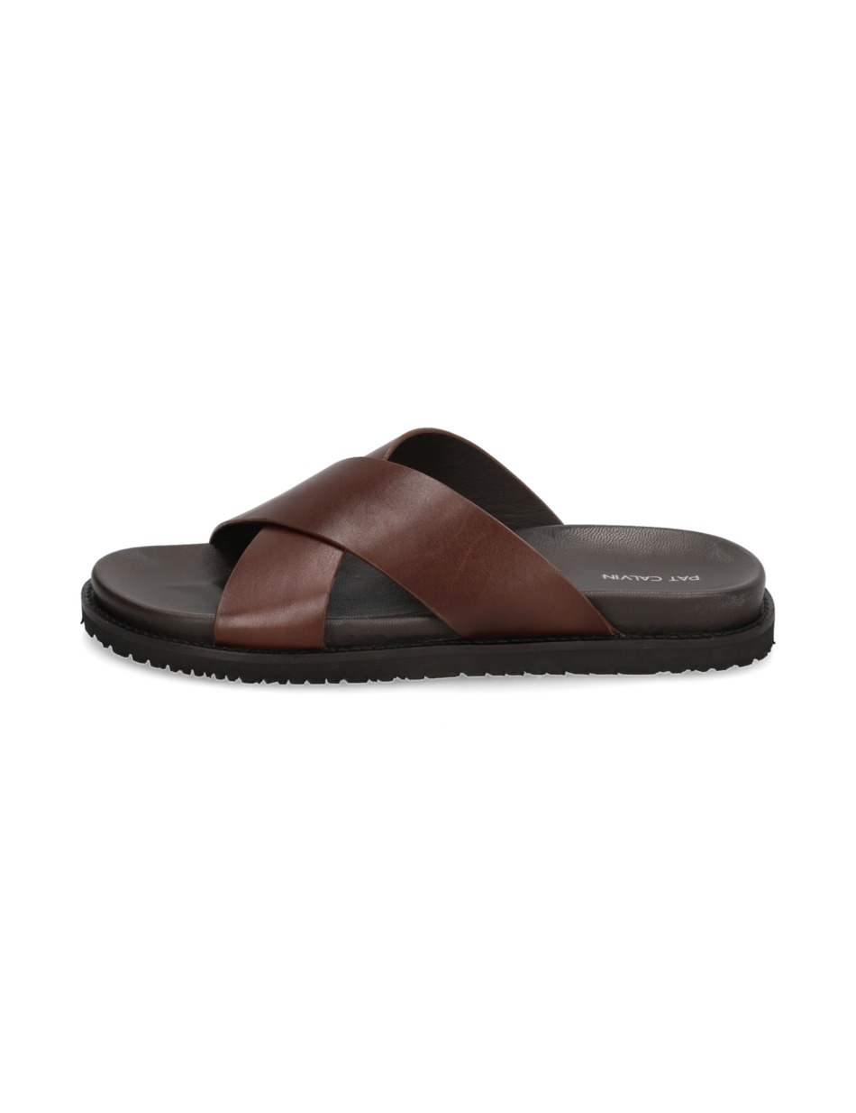 Glattleder Pantoffel