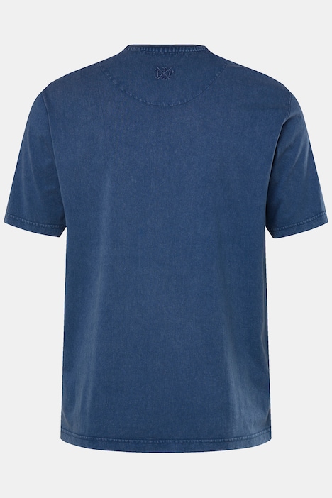 T-Shirt, Halbarm, Brust-Print, Vintage-Look, bis 8XL