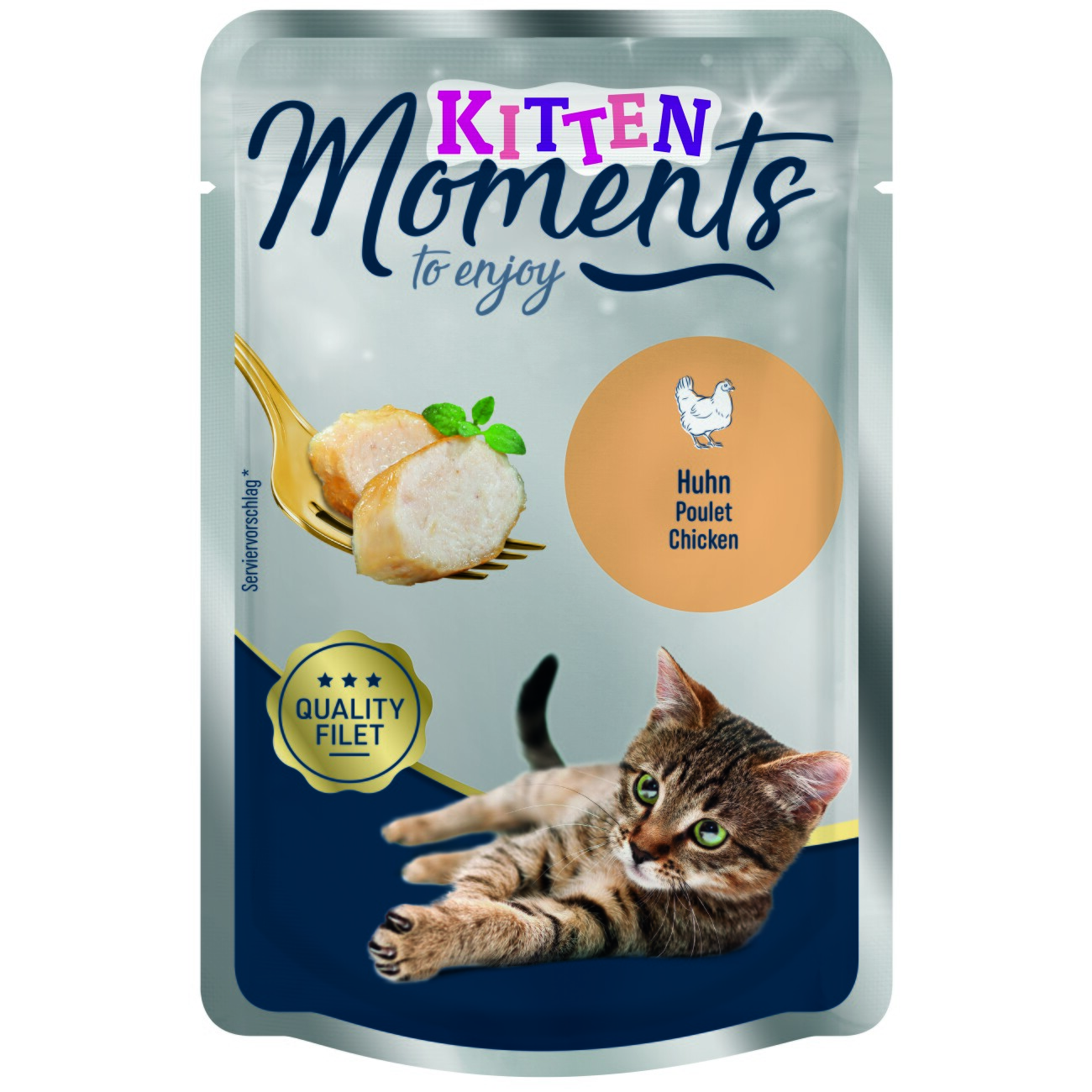 MOMENTS Kitten Huhn, Filet 12x70 g