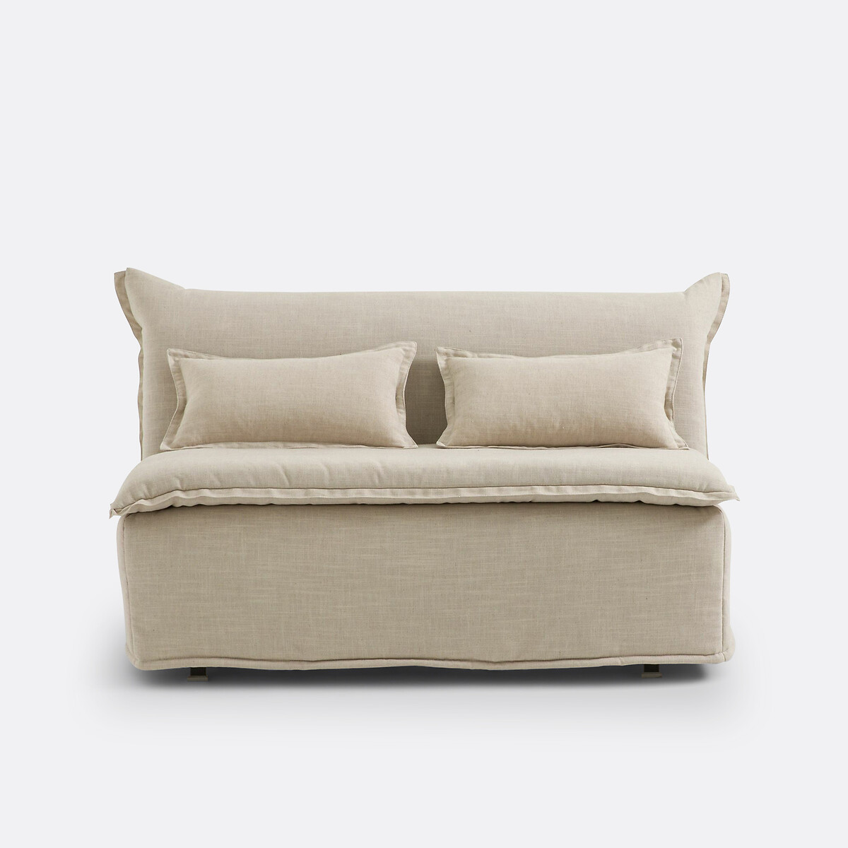 LA REDOUTE INTERIEURS<br>Sofá BZ em mistura de poliéster, espuma 10 cm, Olona