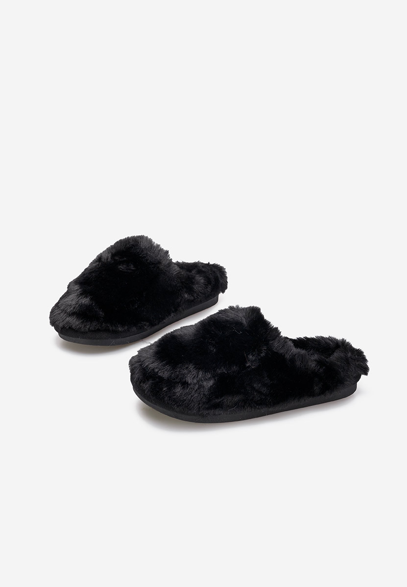 Pantoufles femme noirs Marisa