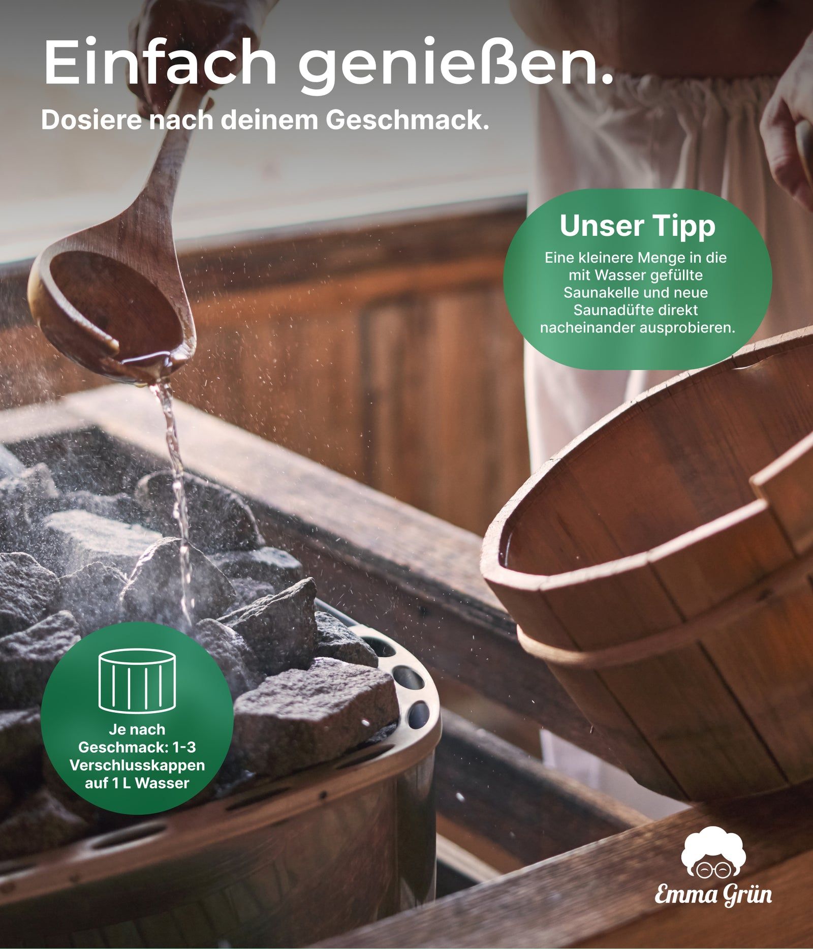 Emma Grün® Bio Saunaöl Zitrus Garten mit Limette, Zitrone & Orange