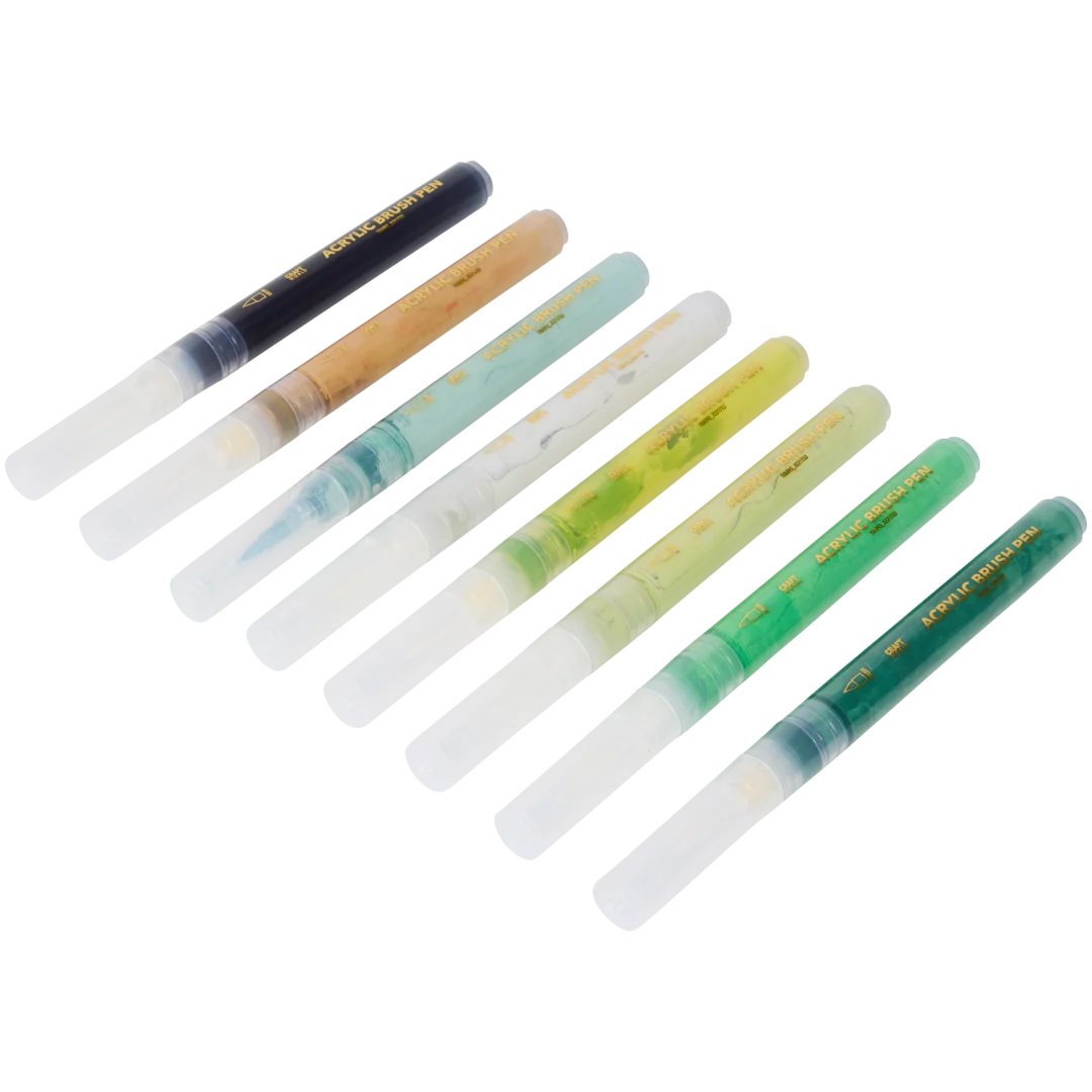 Marqueurs pinceaux acryliques