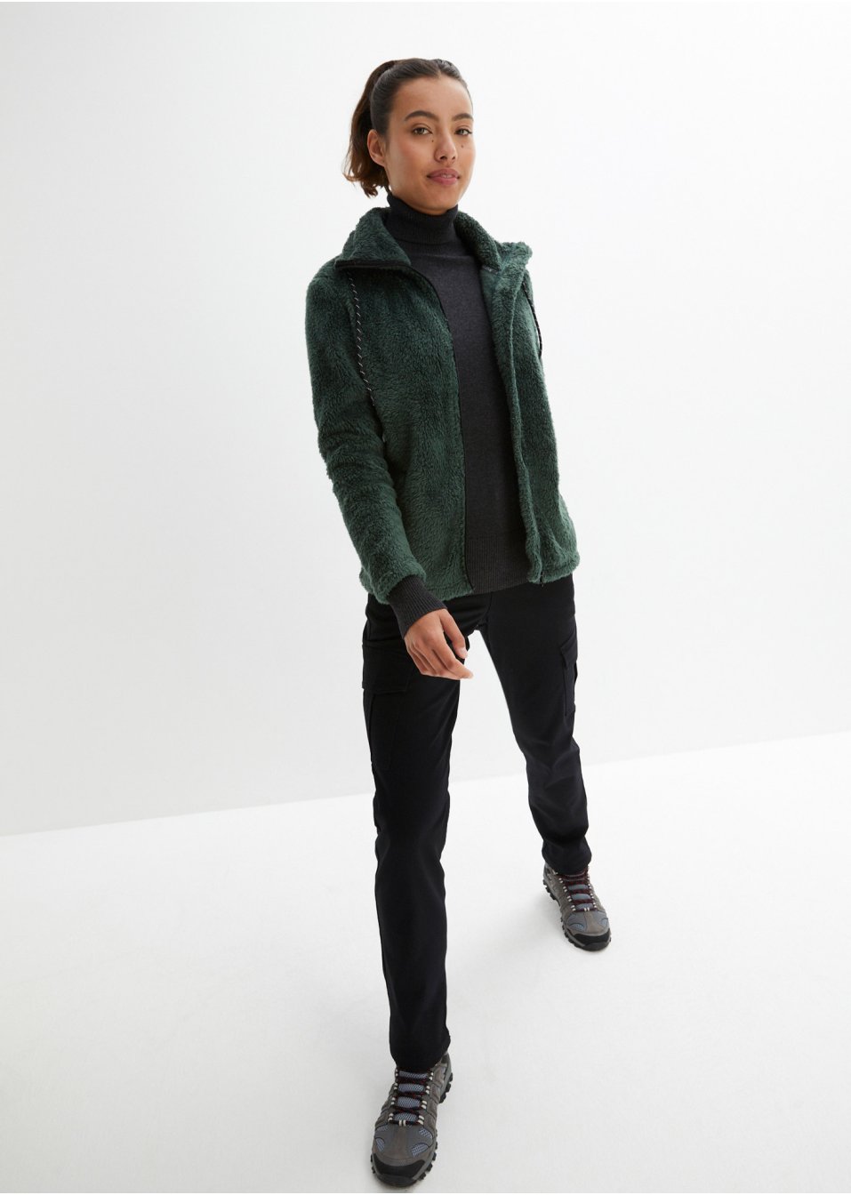 Pantalon fonctionnel imperméable en twill extensible, Straight