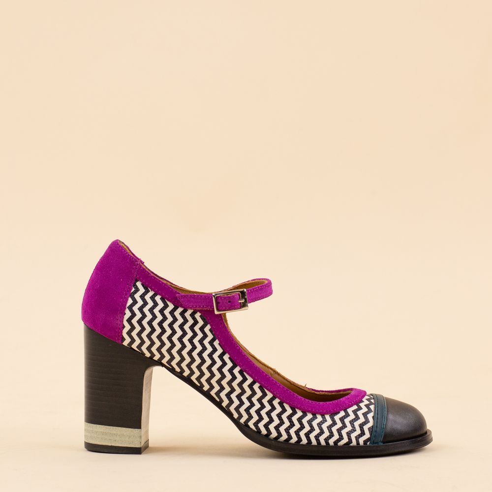 Nemonic 1790 retro shoes Magenta