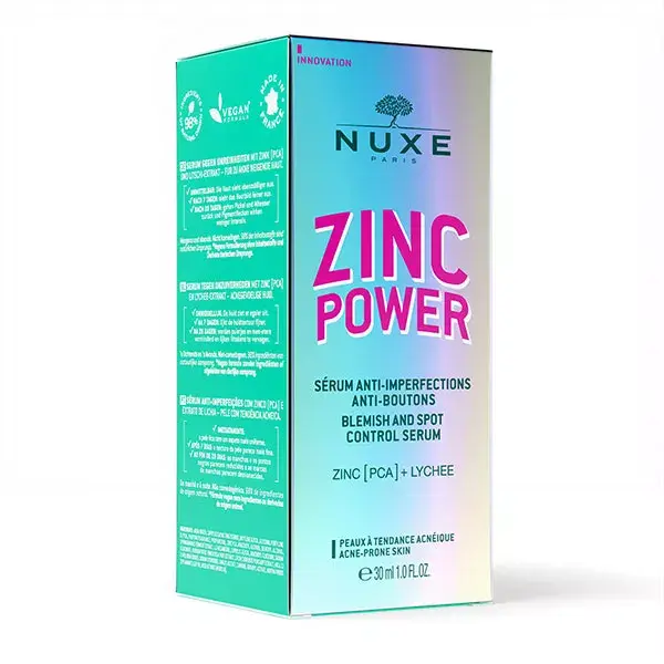 Sérum Anti-Imperfeições e Anti-Acne Nuxe Zinc Power 30ml