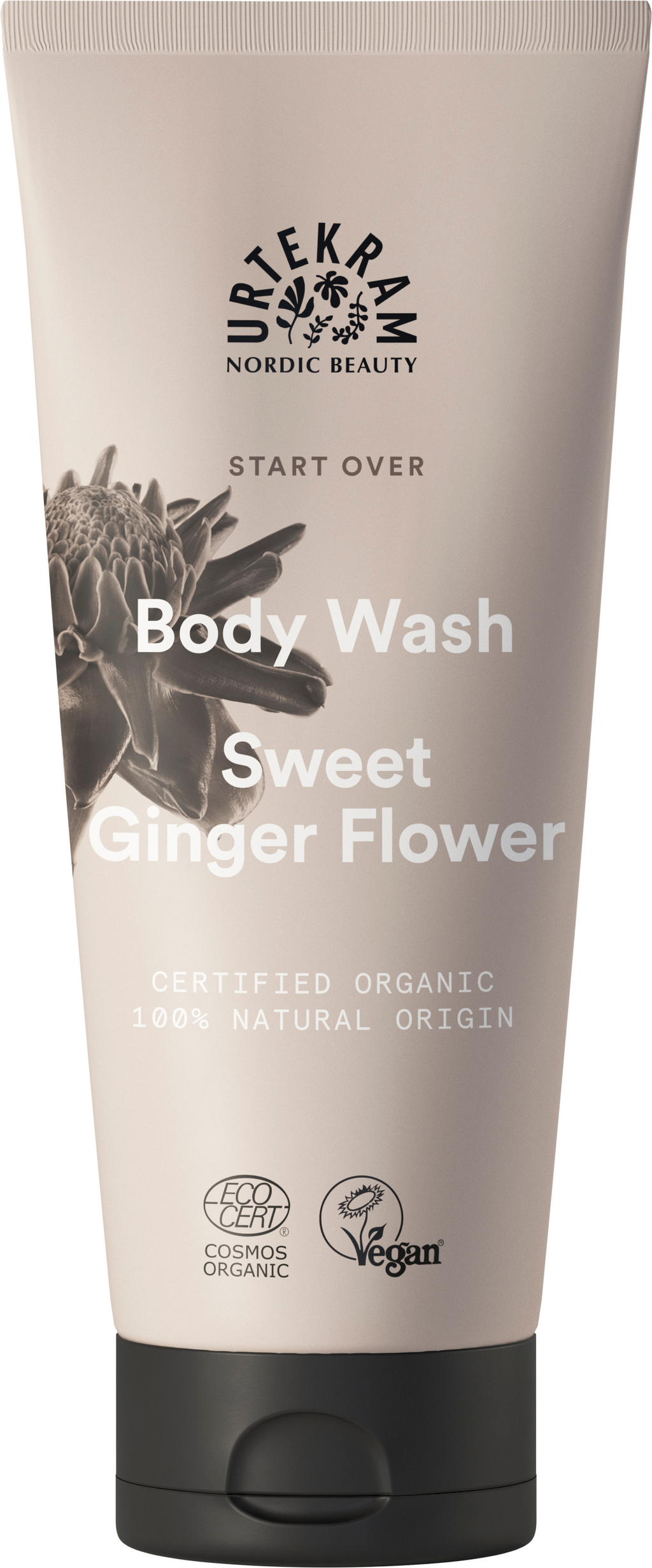 URTEKRAM  Sweet Ginger Flower Body Wash, 200 ml