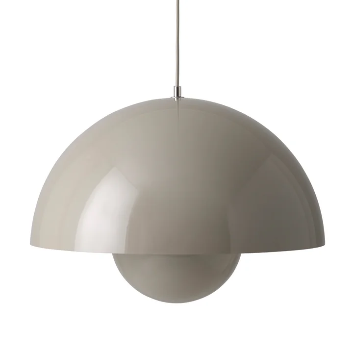&Tradition - FlowerPot Pendelleuchte VP2, grey beige