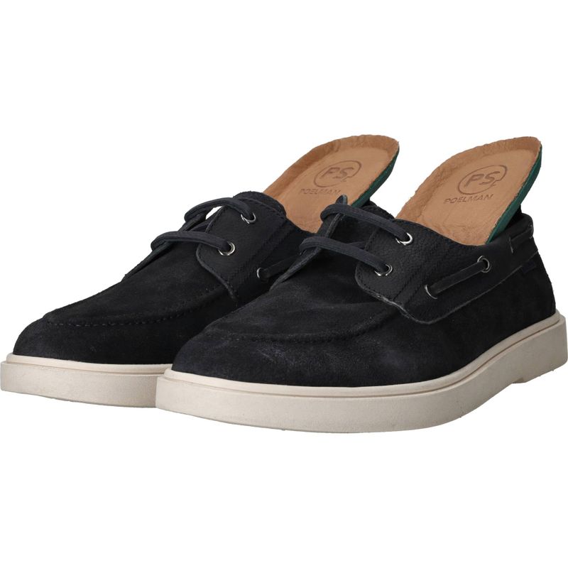 PS Poelman Veterschoenen Blauw Heren