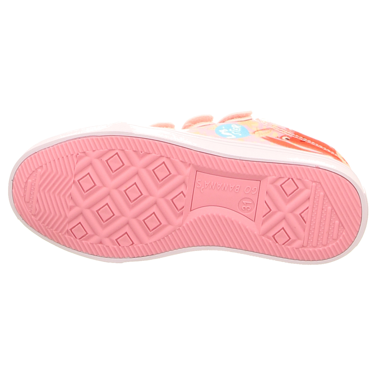 Shoesme Klettschuh rose/pink