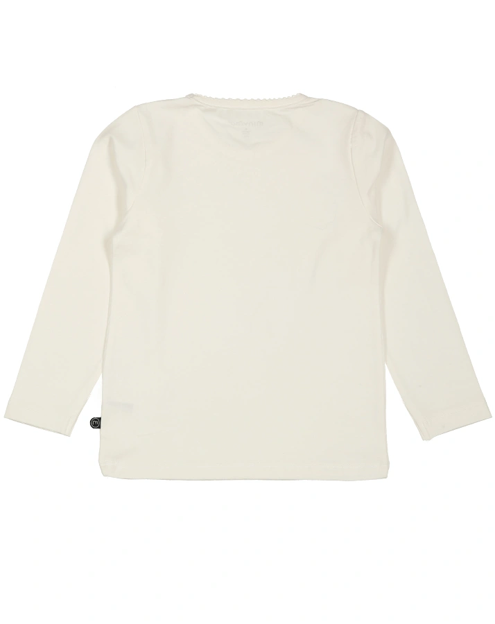 Langarmshirt BASIC 2er-Pack in wollweiß