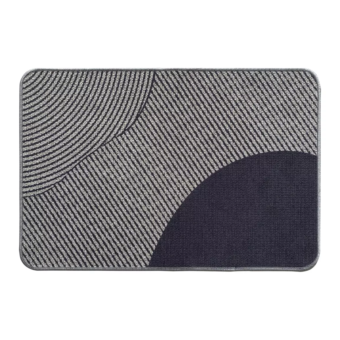 Tapis antidérapant velours (40 x 60 cm) Dune Gris