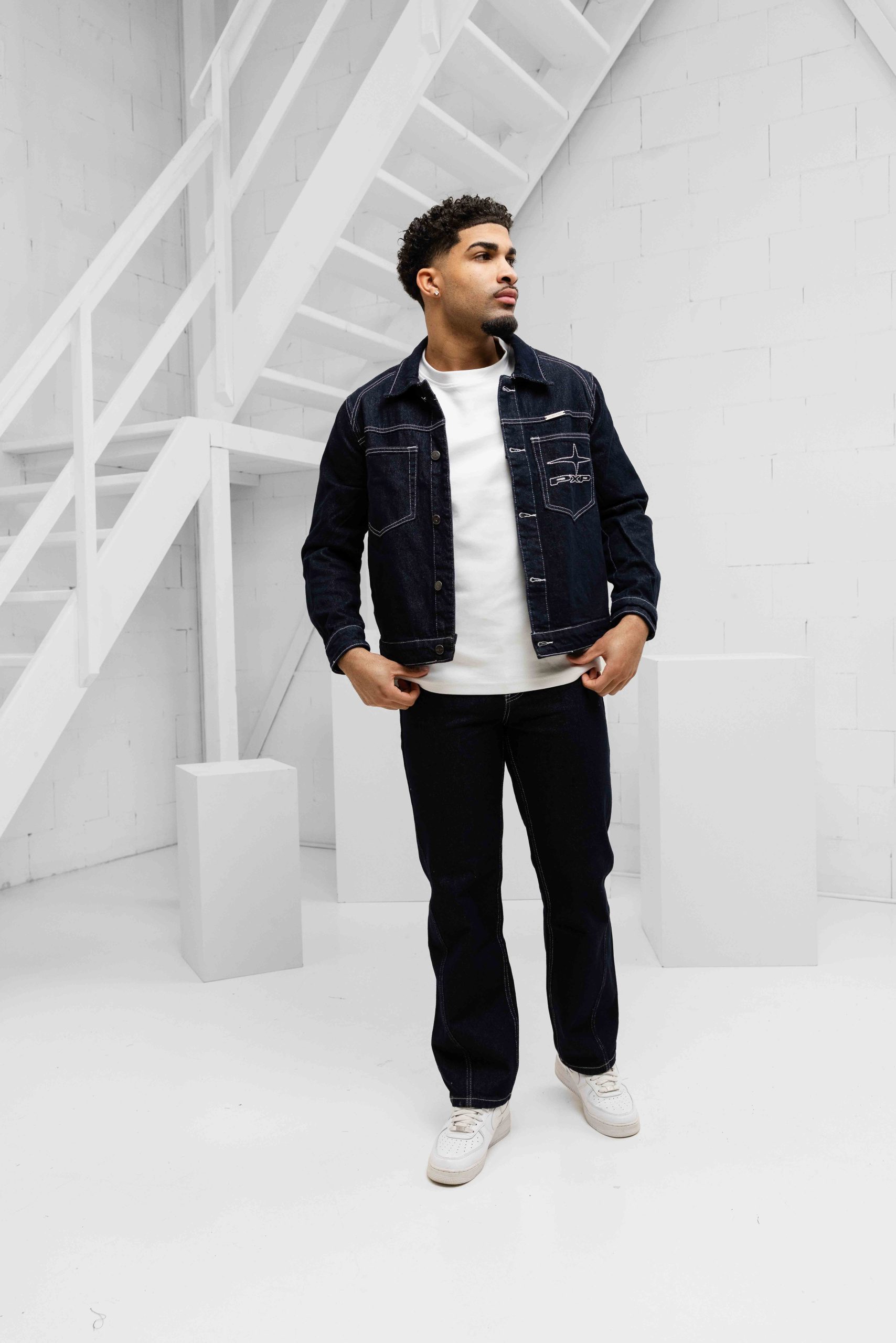 Project X Paris Knockout Denim-Set Heren Donkerblauw