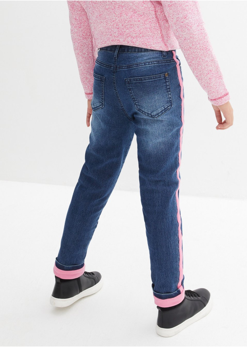 Jean thermo fille avec doublure jersey