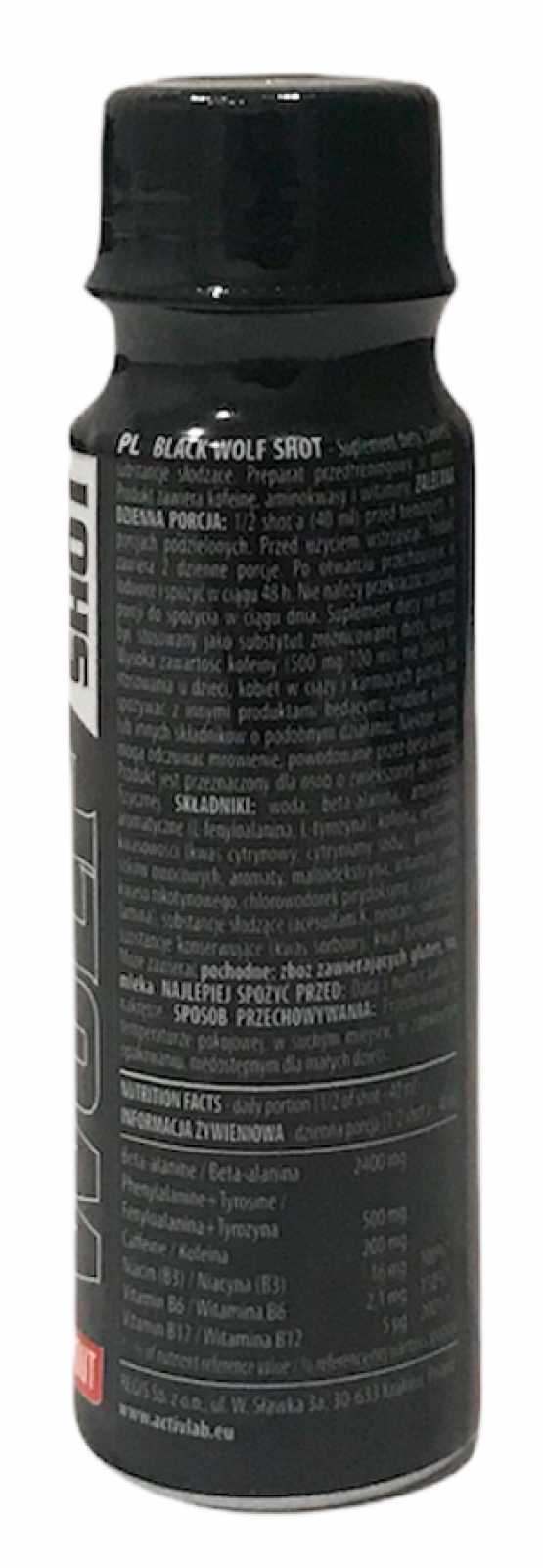 Activlab Black Wolf Shot 80ml