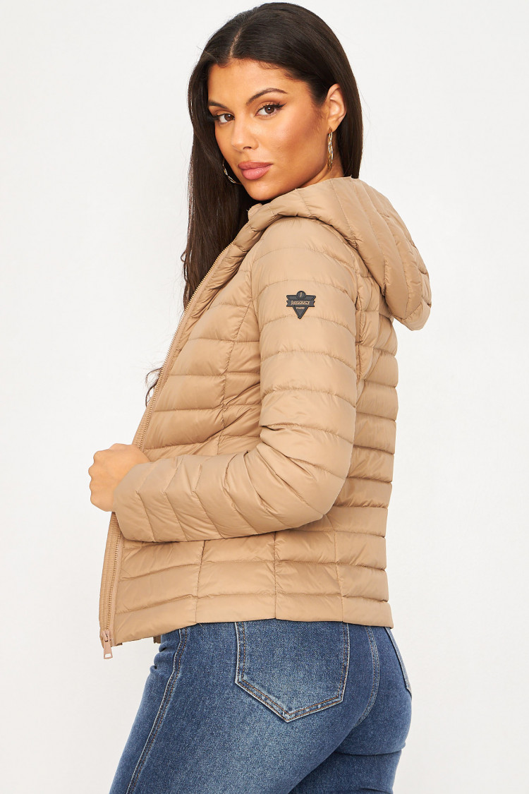 Doudoune en duvet très chaude taupe