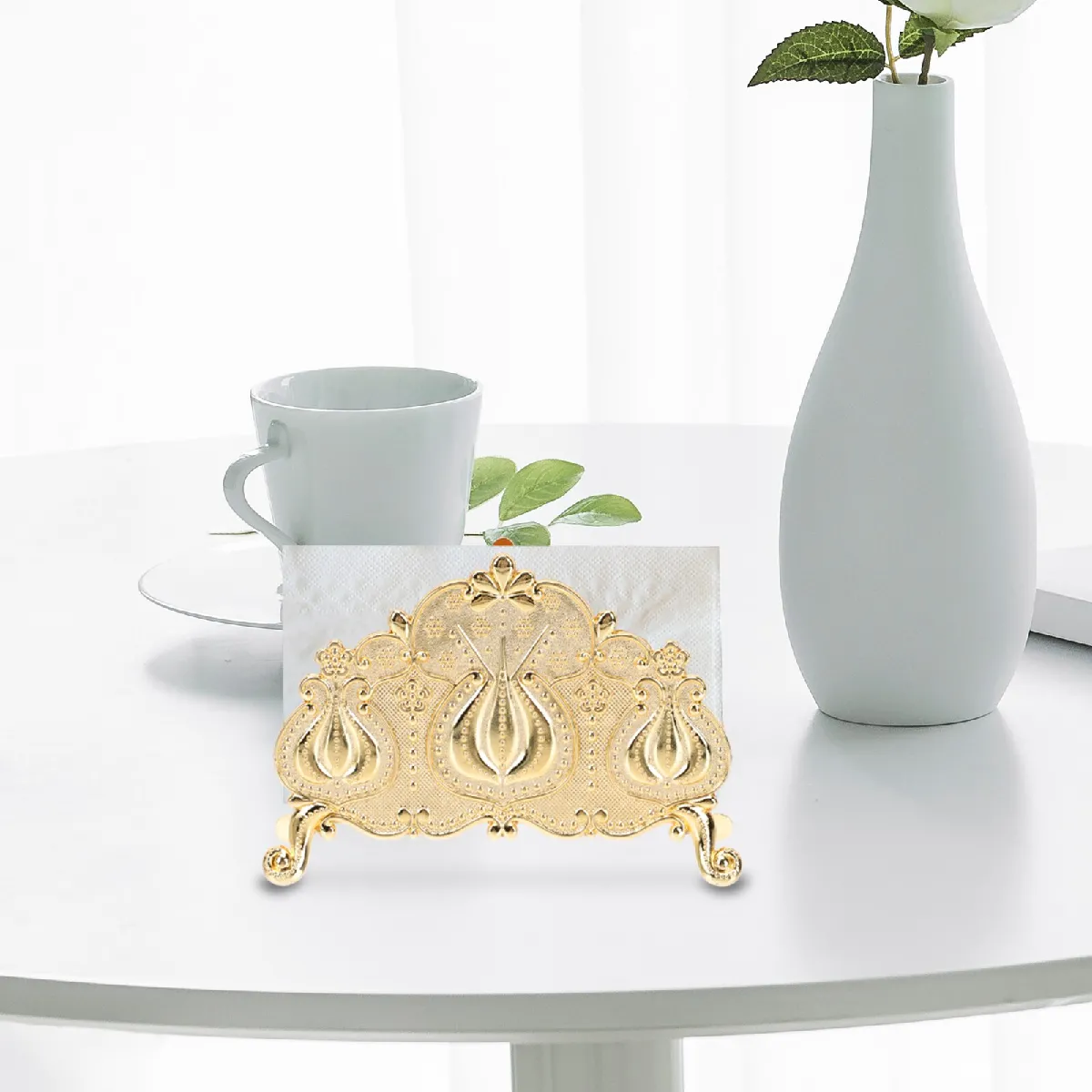 Porte-serviettes en zinc Universal - Or