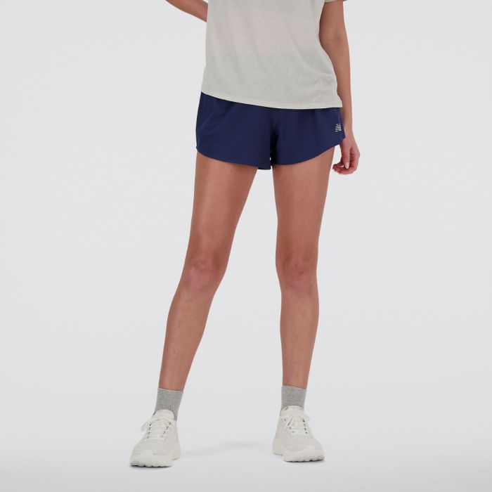New Balance Dame RC Seamless 3 Inch Shorts Blå