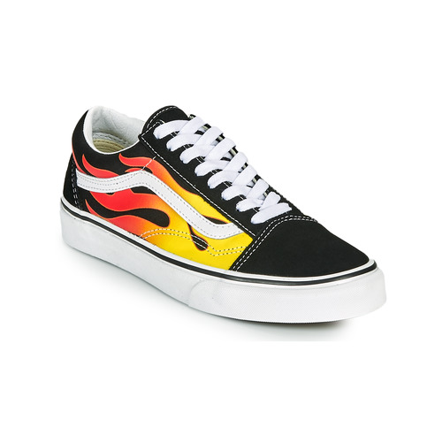 Vans - UA OLD SKOOL - Noir / Orange