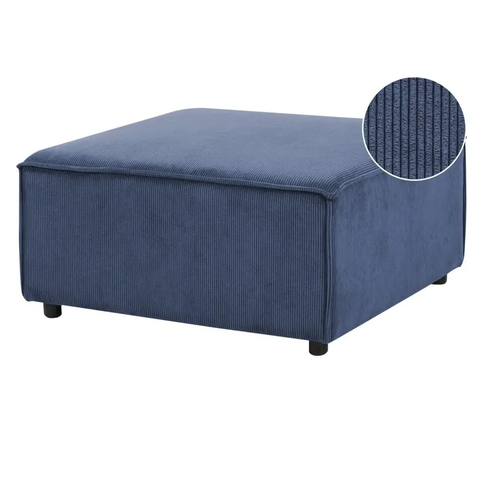 ARDAL - Ottomaan - Donkerblauw - Corduroy
