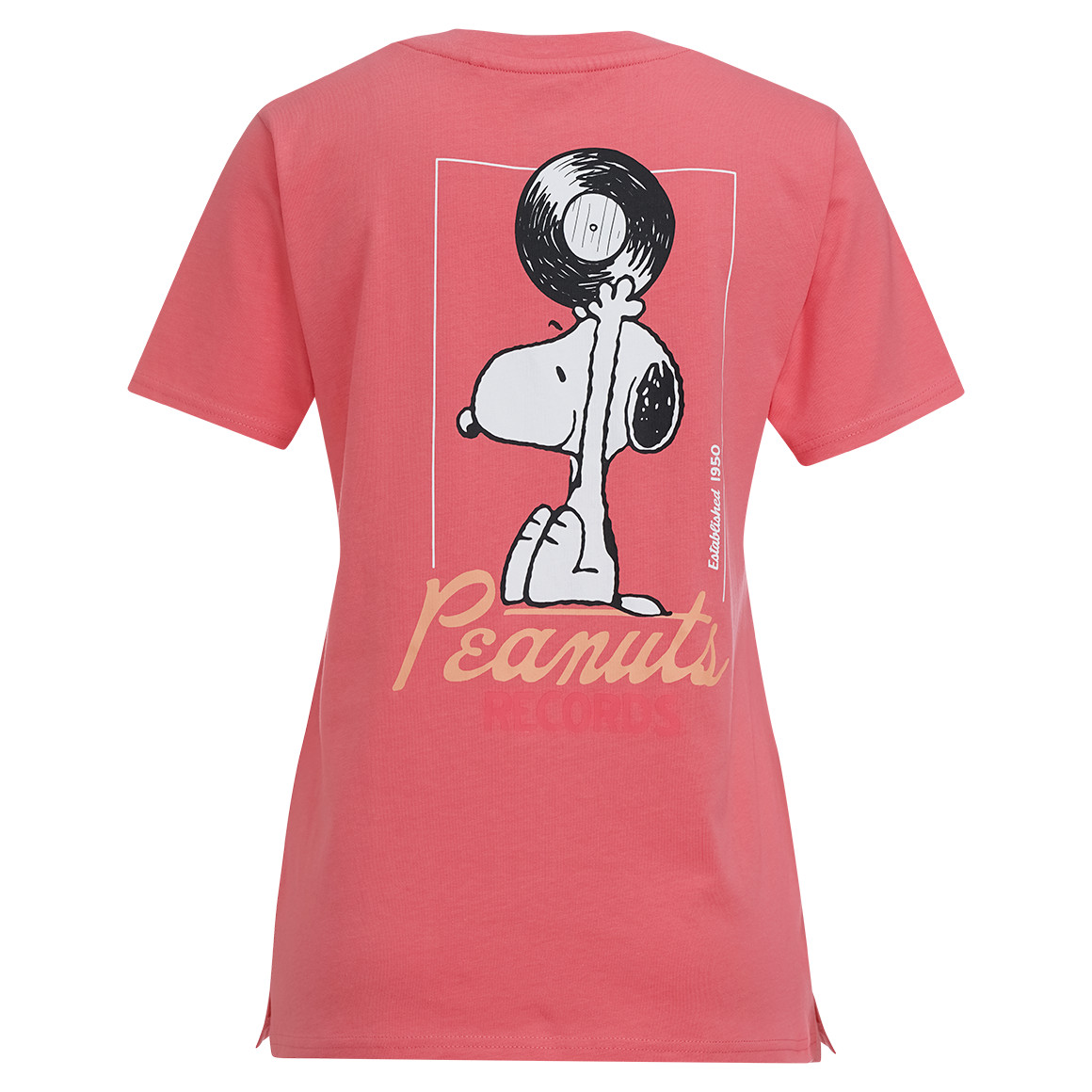 Jonas Nielsen Peanuts T-Shirt mit Rücken-Print rosa