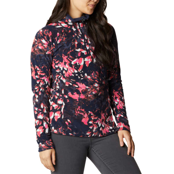 Sweat polaire COLUMBIA GLACIAL IV PRINT 1/2 ZIP W DARK NOCTURNAL DOTTY FLORAL