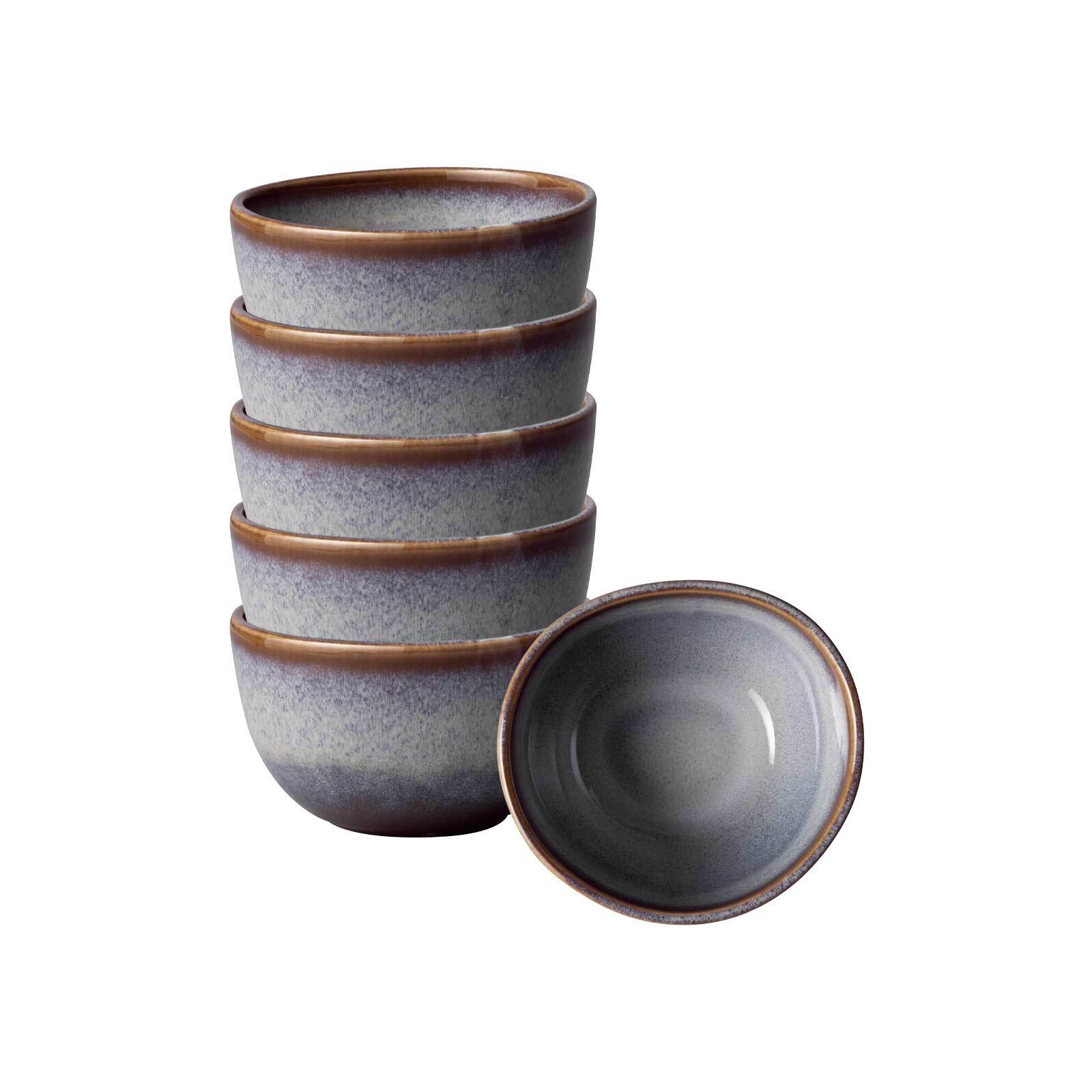 like. by Villeroy & Boch Dipschälchen Lave 140 ml 6er Set