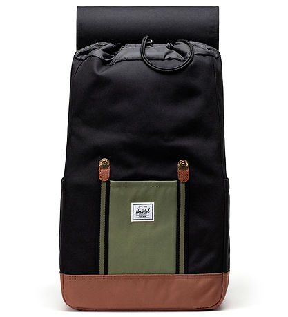 Herschel Rygs?k - Retreat - Blåck/Four Leaf Clover/Saddle Brown