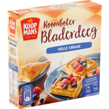 Koopmans Bladerdeeg Roomboter 10 Plakjes 450 g