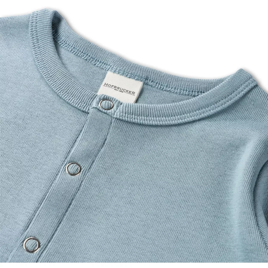 Hofbrucker Baby Schlafanzug Mina Taubenblau