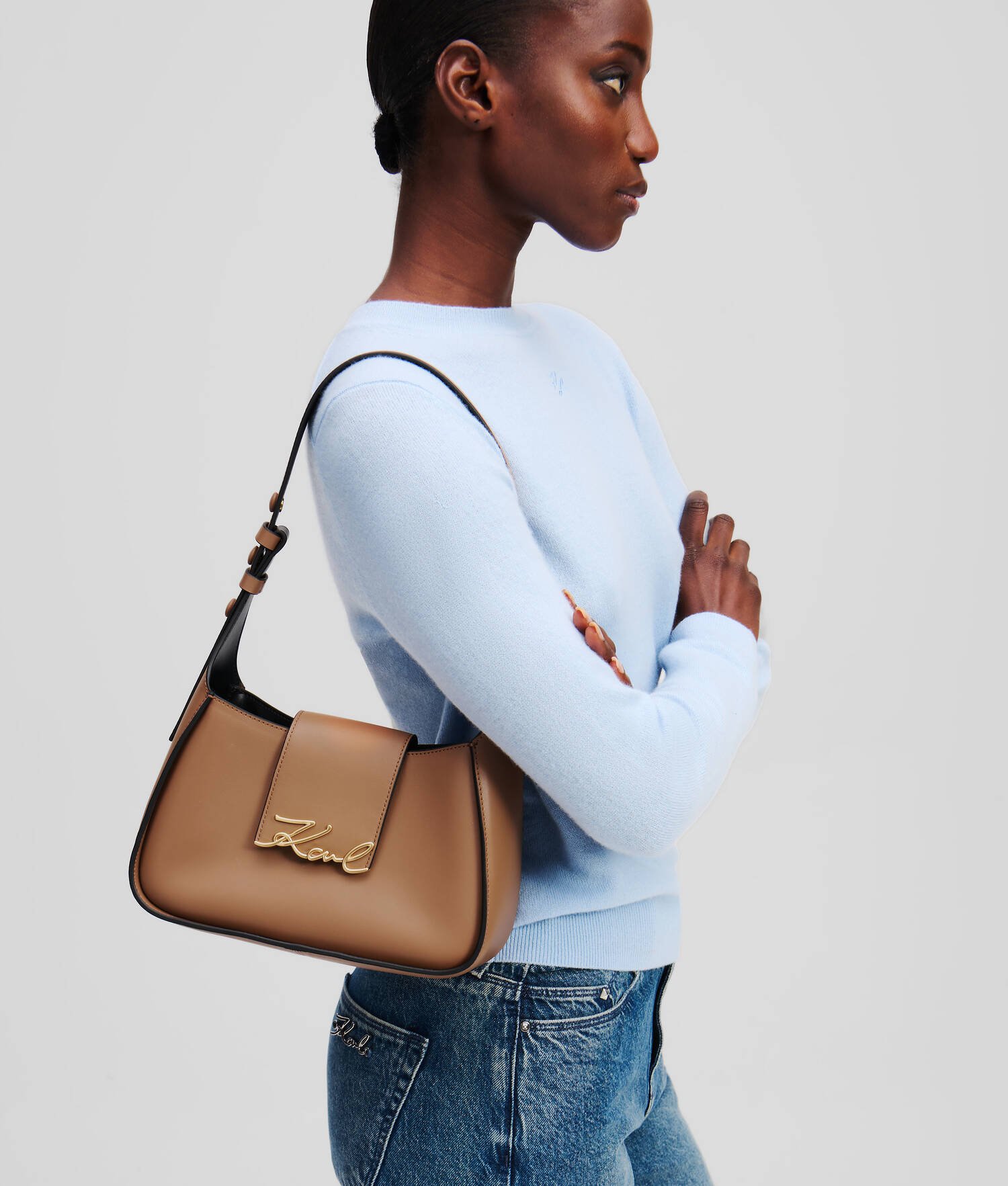 PETIT SAC PORTÉ ÉPAULE K/SIGNATURE - Terra