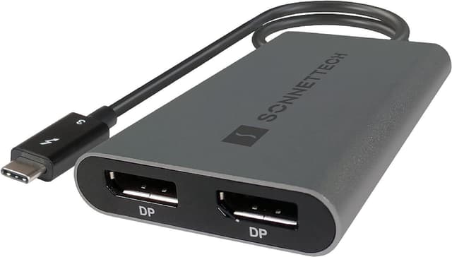 Sonnet Thunderbolt 3 Dual DisplayPort 4k60Hz adapter