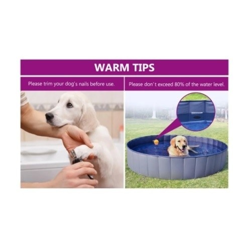 Piscina refrescante Vidaxl para cães, vermelha