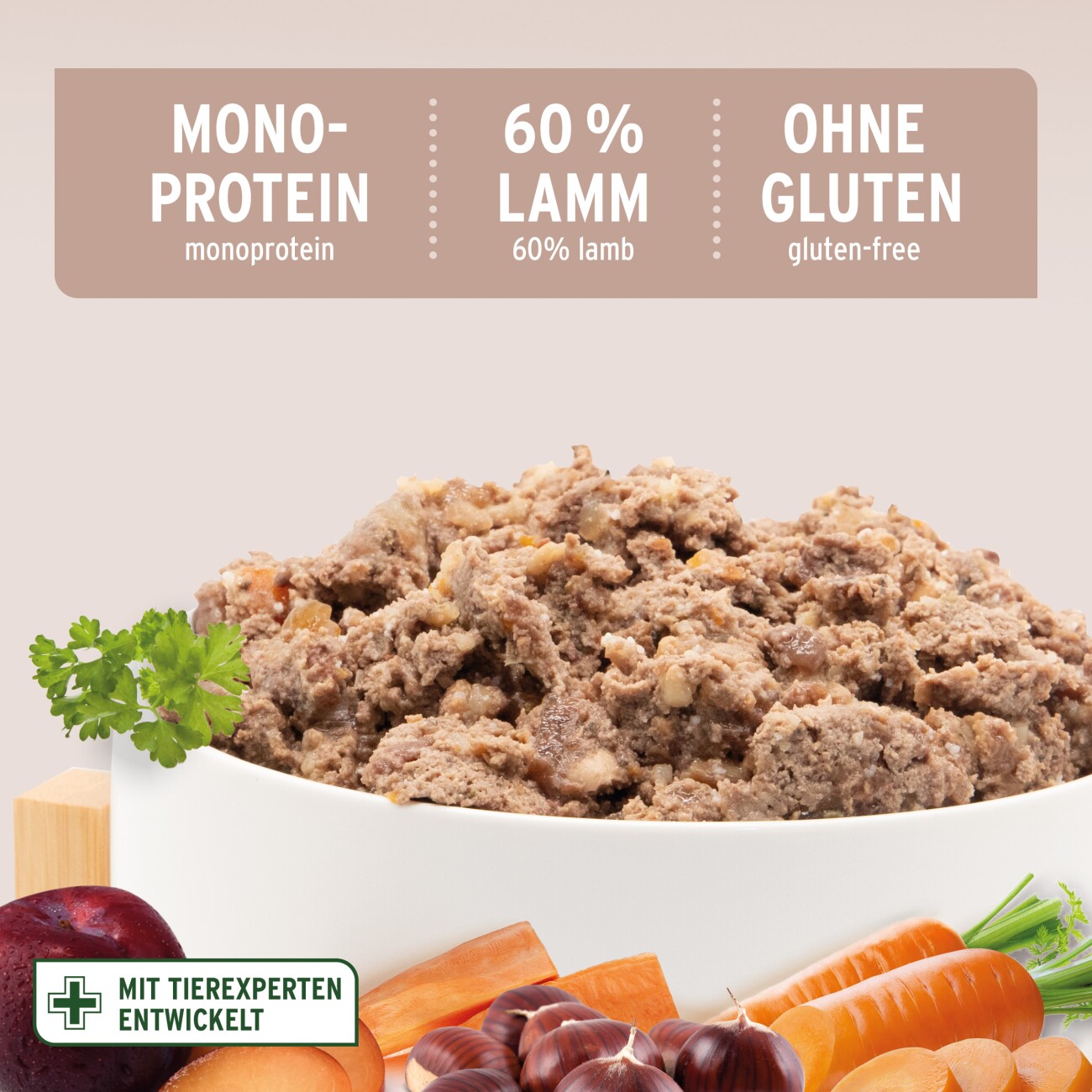 AniForte Nassfutter FarmsLamb Lamm 6x400 g