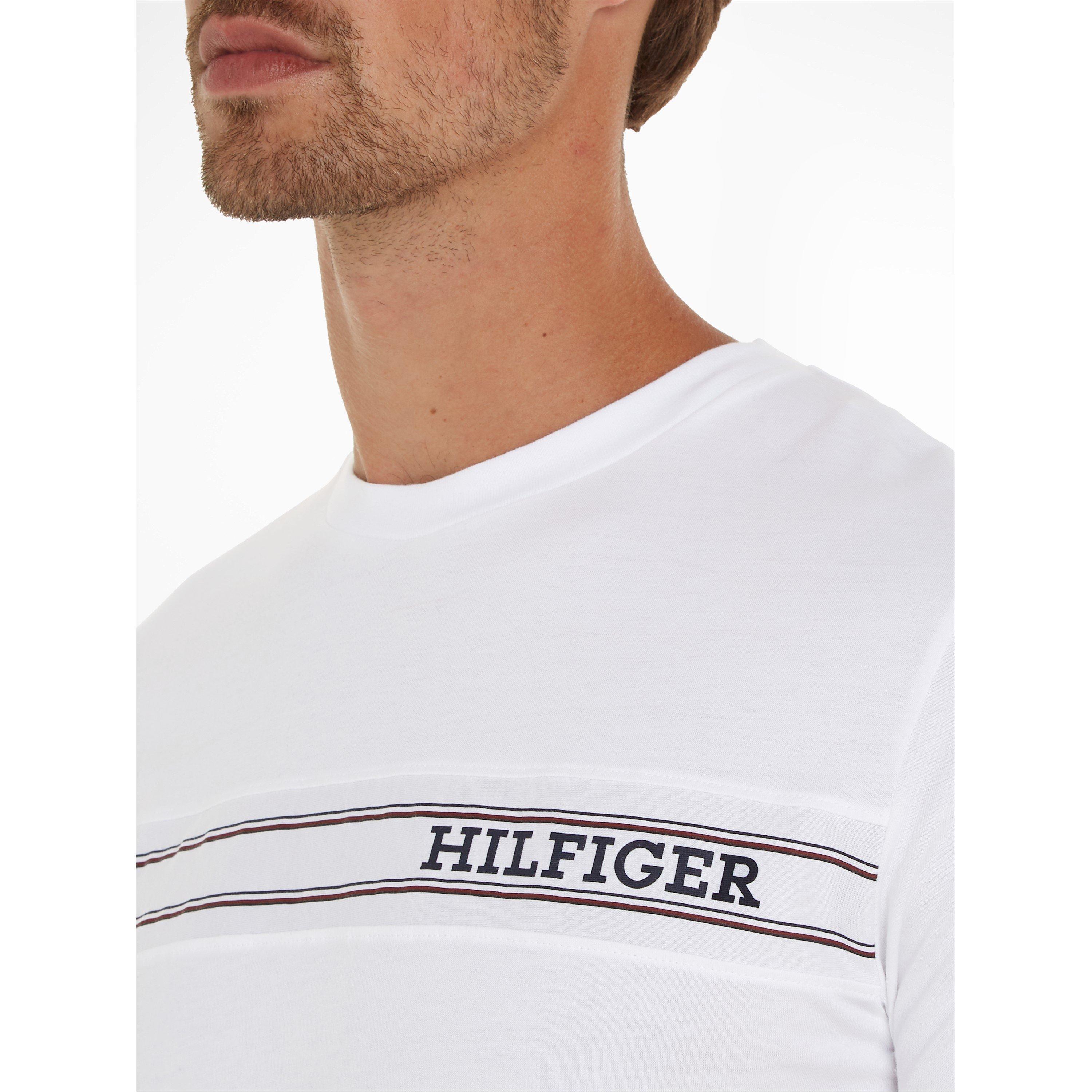 Tommy Hilfiger Logo Stripe T Shirt