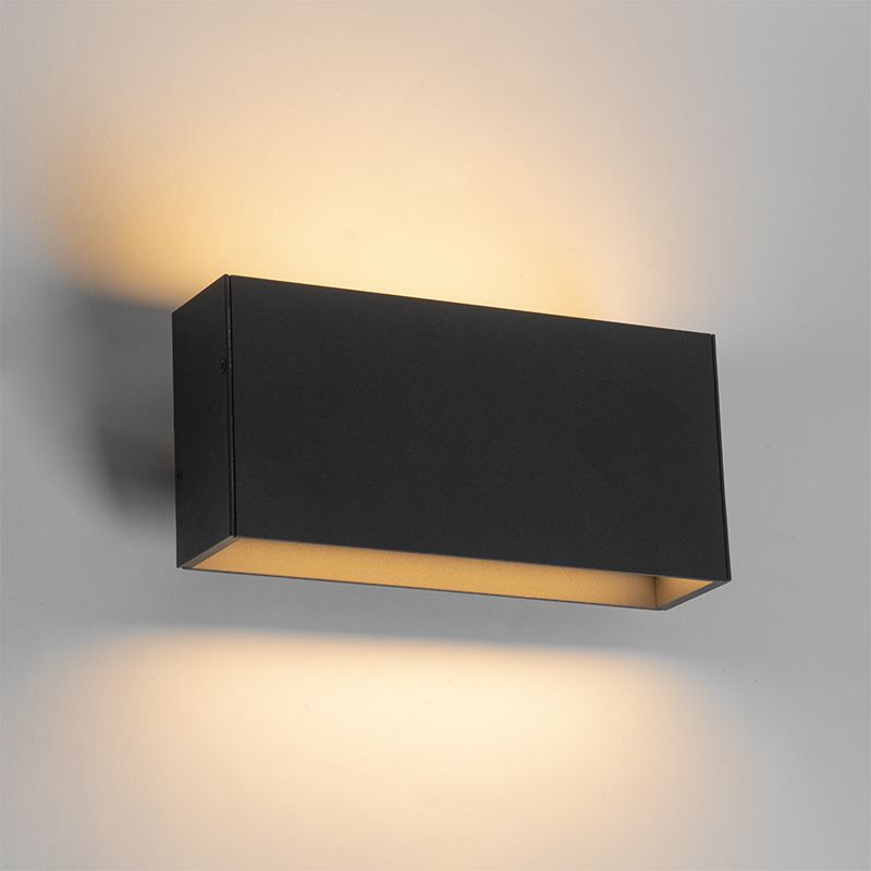Moderne wandlamp antraciet incl. LED IP54 - Spector
