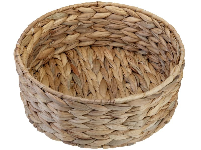COCON Aufbewahrungskorb Natur, 25 x 10 cm Geflochtener Behälter