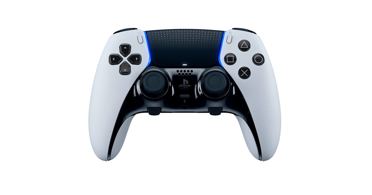 SonyDualSense Edge Wireless-Controller V2  (Wit/zwart, voor Playstation 5)