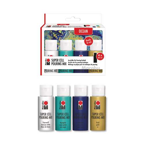Marabu SUPER CELL POURING MIX Sets
