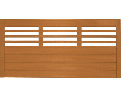 Konsta Style voortuinhek 180 x 90 cm kersenhoutlook
