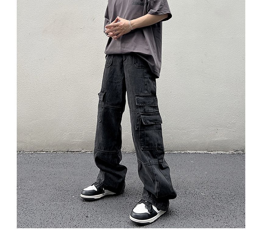 Zentrus - Cargojeans met hoge taille